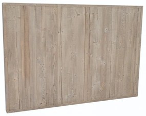 Tablie de pat, natur, din lemn reciclat, Rustic