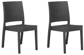 Set scaune 2 buc. Fossil (grafit). 1011527