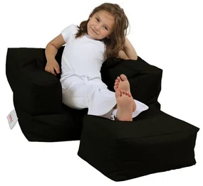 Fotoliu puf Kiddo (Negru). 1101672