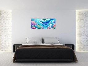 Tablou – Lume subacvatică (120x50 cm)