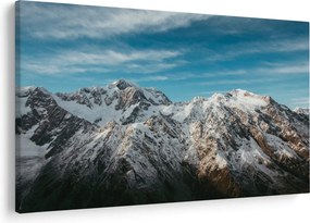 Tablou cu vârfuri înzăpeziți, Fiordland (90x60 cm)