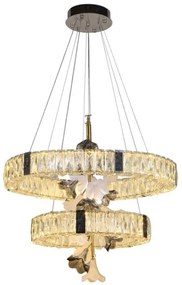 Lustră LED de cristal dimabilă pe cablu LED/70W/230V + telecomandă