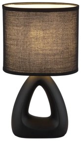 Lampa de masa ceramica neagra TRIANGLE