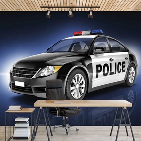 Fototapet - Mașina de poliție (254x184 cm)