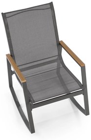 Scaun de gradina Zlatan gri/gri H97 cm