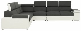 Colţar universal, gri/alb, 2+3, MARBELA LUX
