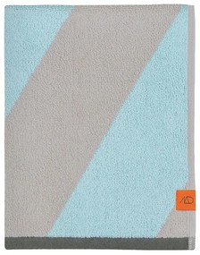 Prosoape verde-mentă 2 buc. din bumbac organic din frotir 40x55 cm Diagonal – Mette Ditmer Denmark