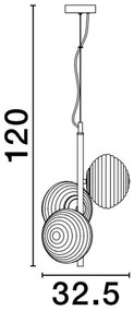 Lustra suspendata design modern decorativ ALLEN 3L