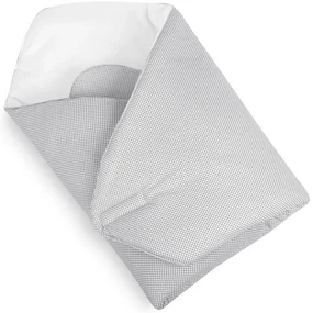 Păturică de înfășat copii Bellatex Bones gri , 75x 75 cm