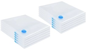vidaXL Saci de depozitare cu vid cu depozitare 10 pcs 100 x 80 cm