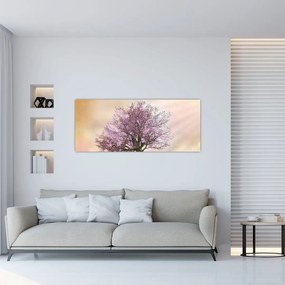 Tablou - Copacul înflorit în deal (120x50 cm)