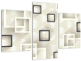 Tablou geometric abstract (90x60 cm)