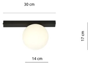 Plafonieră FIT 1xE14/10W/230V alb