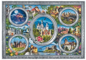 Trefl Puzzle Panoramic Lumea Castelelor , 1000piese