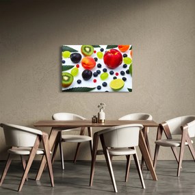 Tablou - fructe cu picături de apă (90x60 cm)