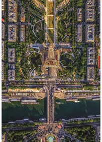 Orașe Flying Over Paris puzzle compact Clementoni cu 1500 de piese