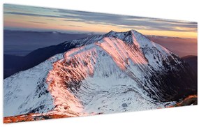 Tablou - Panoramă montană de iarnă II. (120x50 cm)