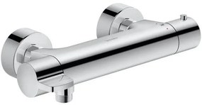 Duravit B.1 Baterie dus monocomanda cu termostat, crom