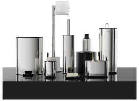 Suport pentru hârtie igienică argintiu din metal Luxe – Joseph Joseph