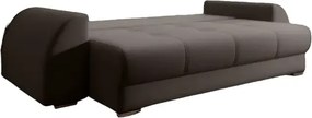 Canapea extensibilă dumonde cu ladă de depozitare si sezut confortabil din spuma high-density, Verona Kaki 260x100 cm