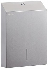Dozator de prosoape de hartie Stella Slim Maxi, otel inoxidabil mat