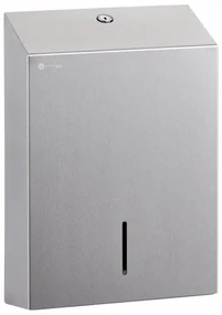 Dozator de prosoape de hartie Stella Slim Maxi, otel inoxidabil mat