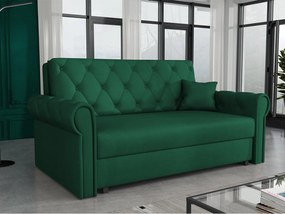 Canapea extensibilă Clovea Roma III (Verde) (cu sp. depozitare). 1105517