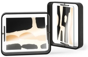 Ramă foto neagră cu picior de susținere din lemn 26x31,5 cm Bellwood – Umbra