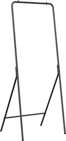 vidaXL Suport pentru Hârtie Negru 60 x 53 x 155 cm Oțel