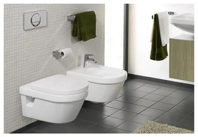 Set vas wc suspendat Villeroy&Boch Omnia Architectura DirectFlush cu bideu suspendat si capac soft close