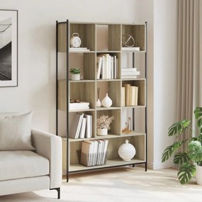vidaXL Bibliotecă, stejar sonoma, 102x28x172 cm, lemn prelucrat