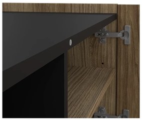 Comodă TV maro cu aspect de lemn de stejar 147x54x41 cm Bergen – Tvilum