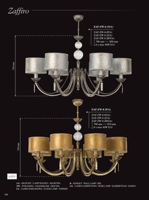 Aplica eleganta design clasic Zaffiro
