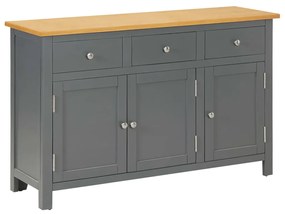288636 vidaXL Servantă, 110x33,5x70 cm, lemn masiv de stejar