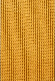 Fotoliu galben ocru cu tapițerie din catifea Bubba – Zuiver