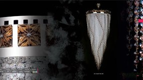 Lustra Cristal Bohemia Exclusive diam.70cm FLAME 700x1600 CE