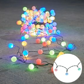 Ghirlandă luminoasă de Crăciun verde cu 140 LED-uri multicolore 3,5 m IP44 - Dasher