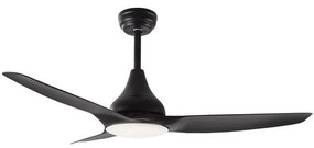 Lustra LED cu ventilator si telecomanda design modern Samoa negru NVL-5267302