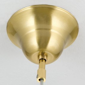 Lustra, Pendul realizat manual ARTDESIGN 30cm, alama mat/ champagne