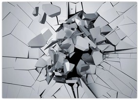 Tablou abstracție 3D (70x50 cm)
