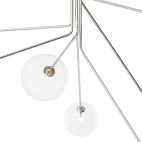 Lustra dimabila design LUX cu 7 brate Topaz nickel 114893 HZ