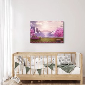 Tablou cu lac (90x60 cm)