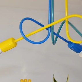 Lustr LED pentru copii OXFORD 3xE27/15W/230V montat pe tavan