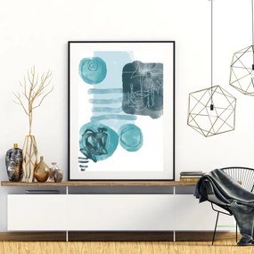 Poster - Abstracție pictată (A4)