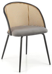 Scaun de bucaterie Nebel, gri