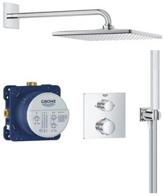 GROHE 34881000 - Sistem de duș încastrat PRECISION 310 × 310 mm crom lucios