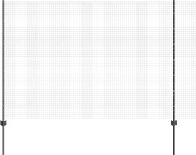 vidaXL Gard cu Stâlp Gri 1,5 x 25 m Oțel