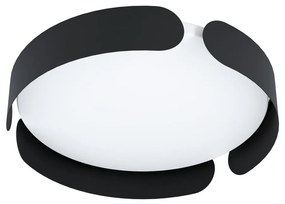 Plafoniera LED design modern VALCASOTTO negru