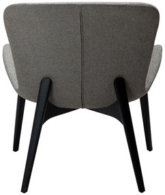 Fotoliu gri cu tapițerie din țesătură bouclé Paragon – DAN-FORM Denmark