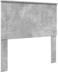vidaXL Tăblie cap cu headboard Gri din beton 100 cm Lemn compozit